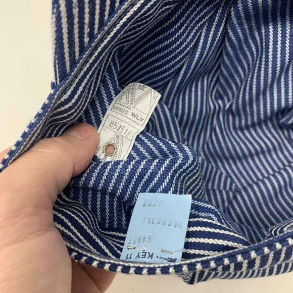 NWT Red Rock Railroad Engineer Conductor Train Stripe Hat Mens 7 3/8 - Picture 2 of 8